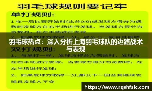 羽毛球热点：深入分析上海羽毛球队的边路战术与表现